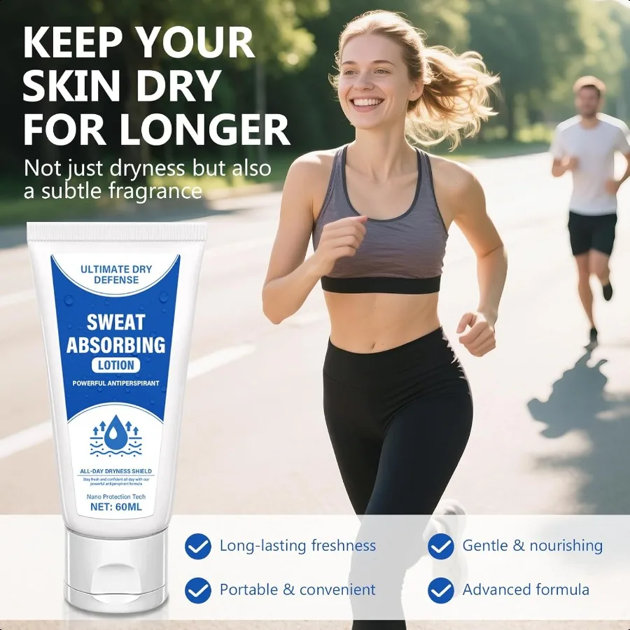 얼굴 발한 억제제 이마 얼굴 두피 뺨을위한 얼굴 땀 차단제 오일 감소 땀 감소 남성 여성에게 적합 60ml