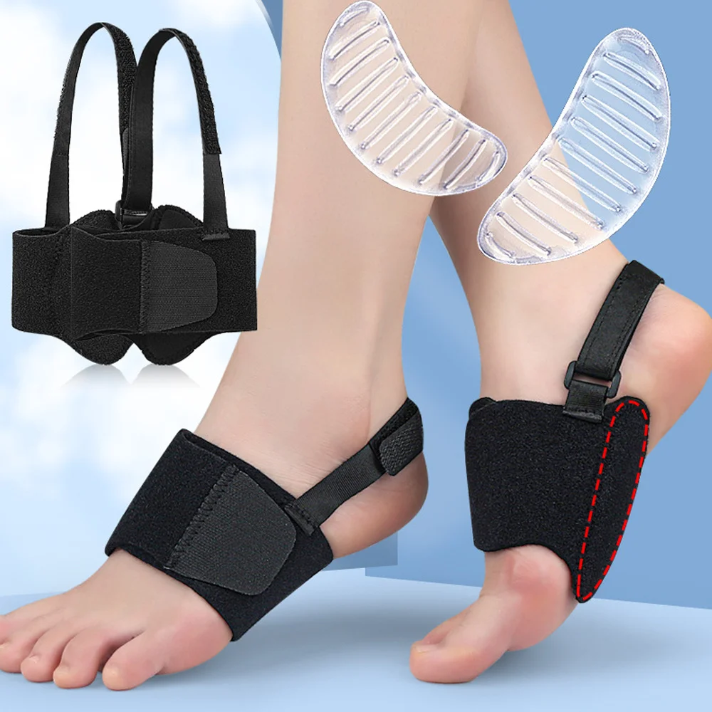 Metatarsal Compression Brace Silicone Sleeves Men Women Flat Foot Plantar Fasciitis Relief Lightweight Daily EiD