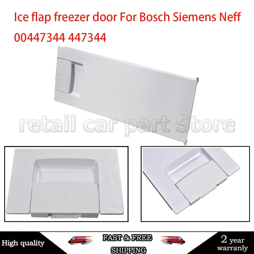 

New Ice Compartment Cover For Motorhome Bosch Siemens Neff 447344 00447344 Fridge Freezer Door Flap Replacement with Handle