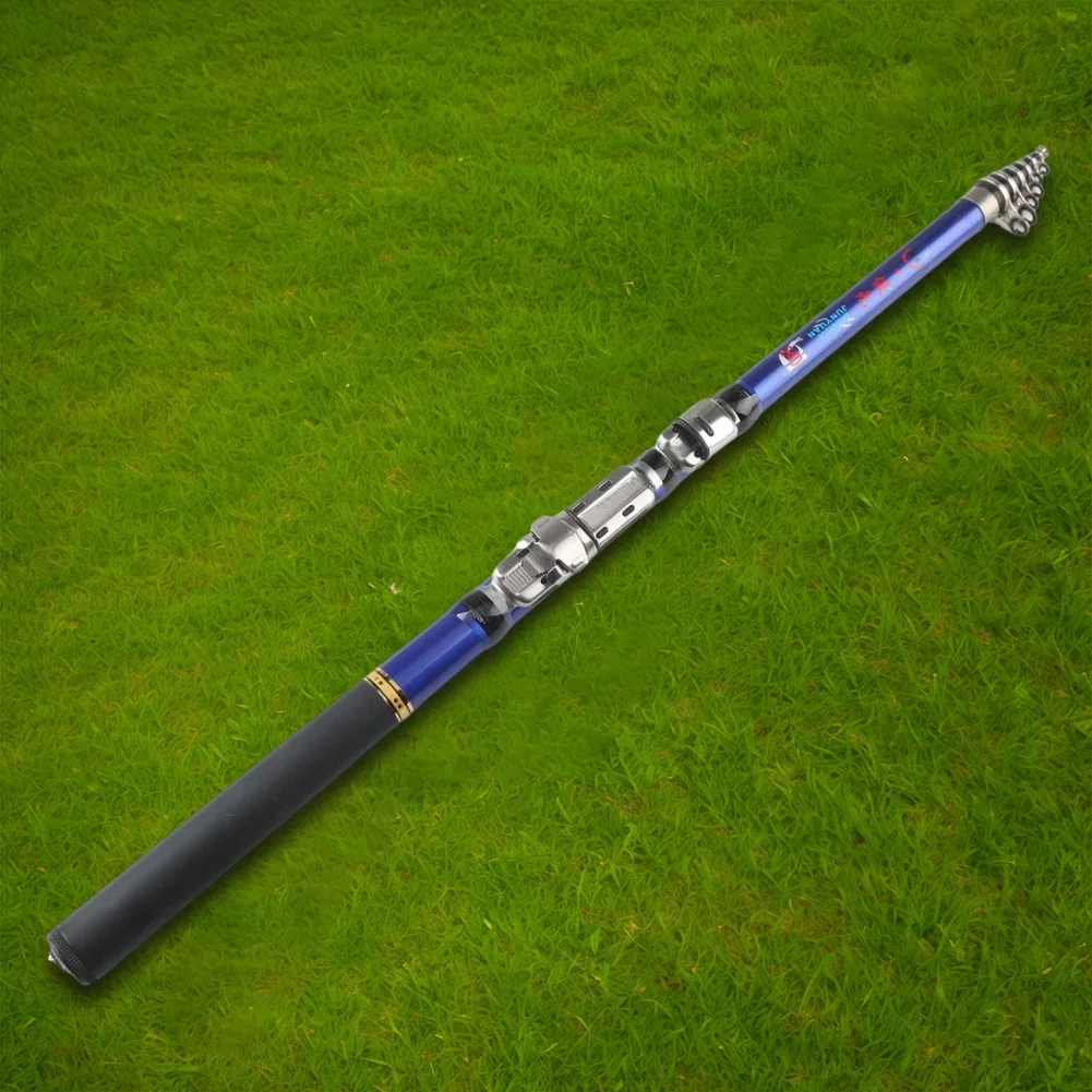 تلسكوبي الصيد رود الغزل الصيد رود المحمولة للطي قصبة صيد خشبية صغيرة طوف القطب لخزان بركة الشاطئ الصيد #5