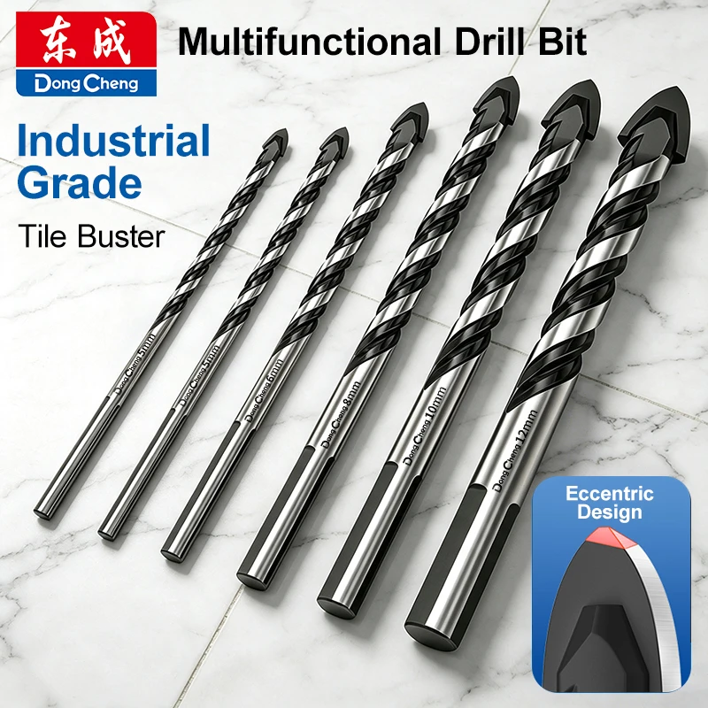 Eccentric Drill Bit Alloy Steel Triangle Shank Multi Material Drill Bit Double Spiral Flute Enlarging Hole Tool 5 6 8 10 12mm