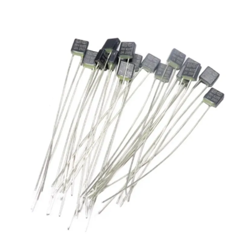 10pcs Black Square Temperature Fuse 250V 2A 92C 95C 105C 110C 115C 120C 125C 130C 135C 140C 145C 150C Degree Thermal Fuse