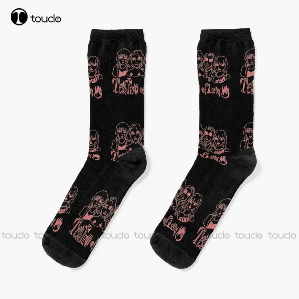 Maneskin Teatro Dira Socks Ankle Socks Men Personalized Custom Unisex Adult Teen Youth Socks 360° Digital Printing Streetwear