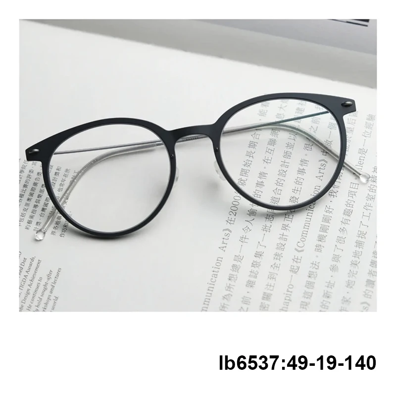 

Denmark Brand 6537 Oval Women Glasses Frame Men Ultralight 4g Acetate Titanium Eyeglasses Thin Rim Optic Office Spectacles Mount