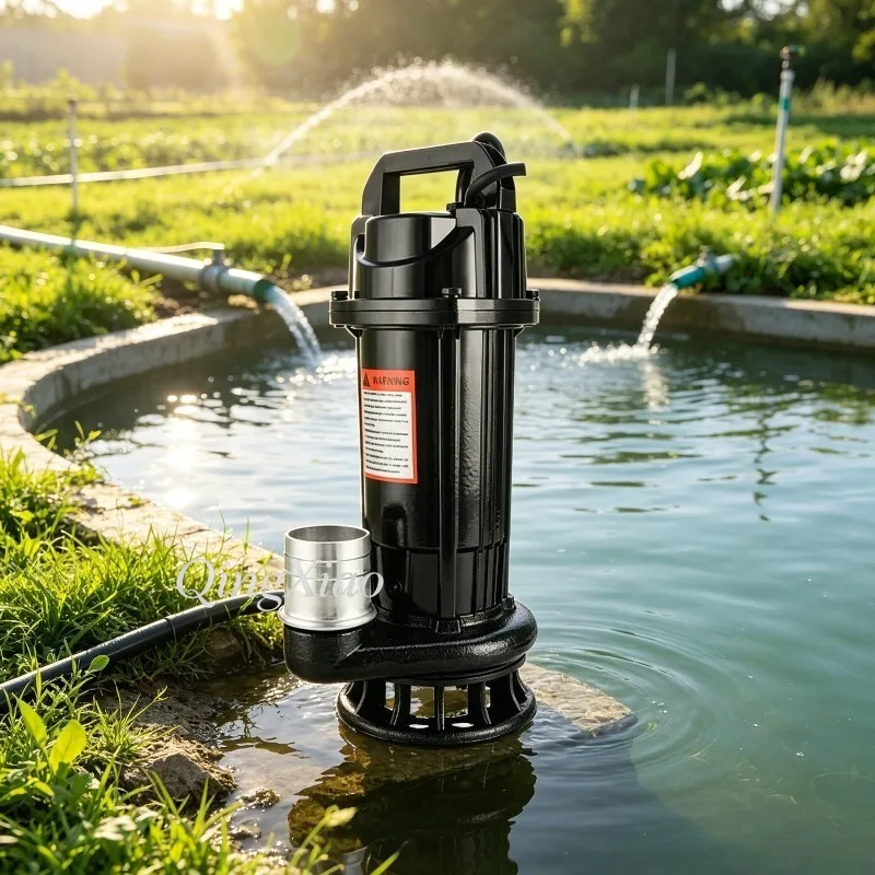 Multiscenario Practical High Head Large Flow Capacity Cutting Sewage Pump Suitable For Farm Pond Dewatering Wastewater Transfer