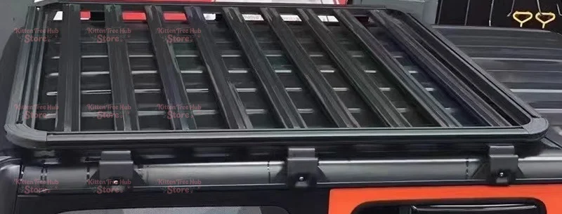 Storage Luggage Top Bar Camper Shell Roof Rack Box