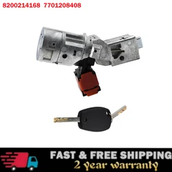 8200214168 Ignition Lock Barrel Starter Switch+Key For Renault Clio MK3 For Vauxhall Fiat 2005-2012 7701208408 N0502064 N0502060