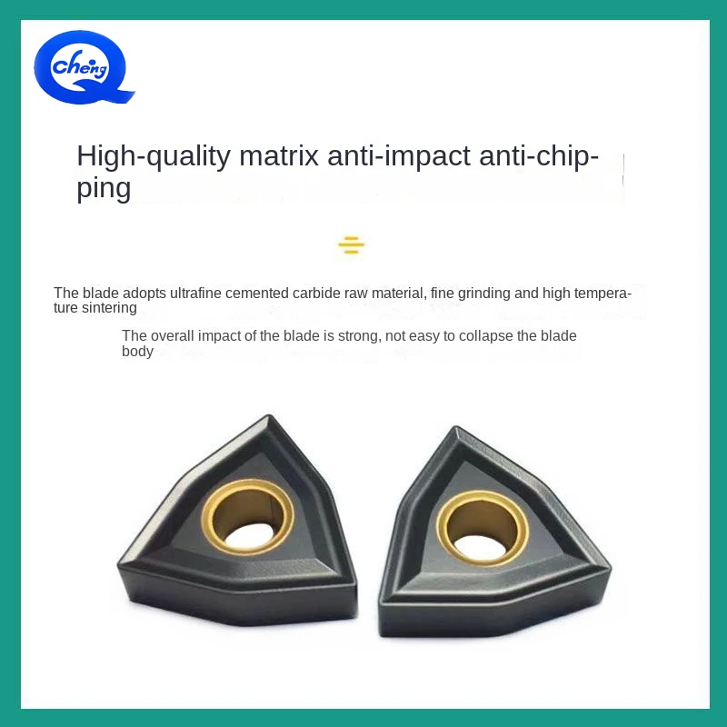 10 stks/doos WNMG080408 CNC Perzik-Type Nodulair Gietijzer Speciale Wisselplaten Nodulair Ijzer Externe Draaiwisselplaten