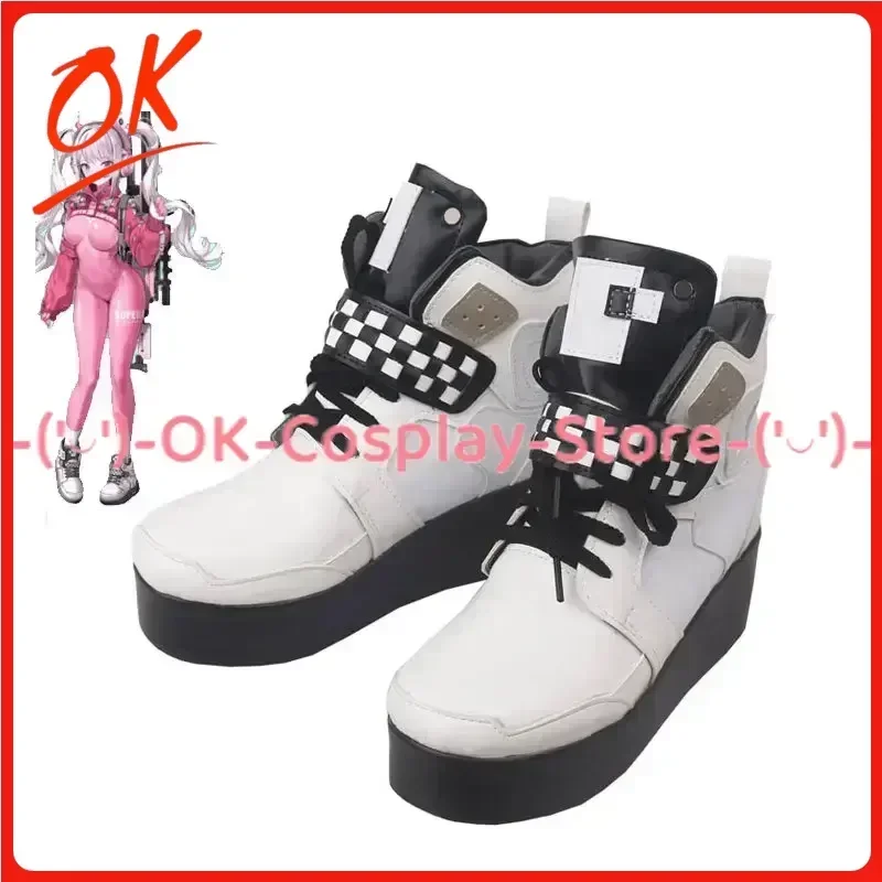 [Customized] NIKKE The Goddess of Victory Alice Cosplay Shoes Anime Game Roleplay Prop Halloween Carnival Party PU Leather Boots