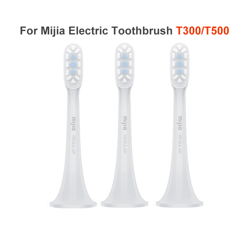 

100% Xiaomi Mijia Electric Toothbrush Head 1 PCS&3PCS for T300&T500 Smart Acoustic Clean Toothbrush Heads 3D Brush Head Combines