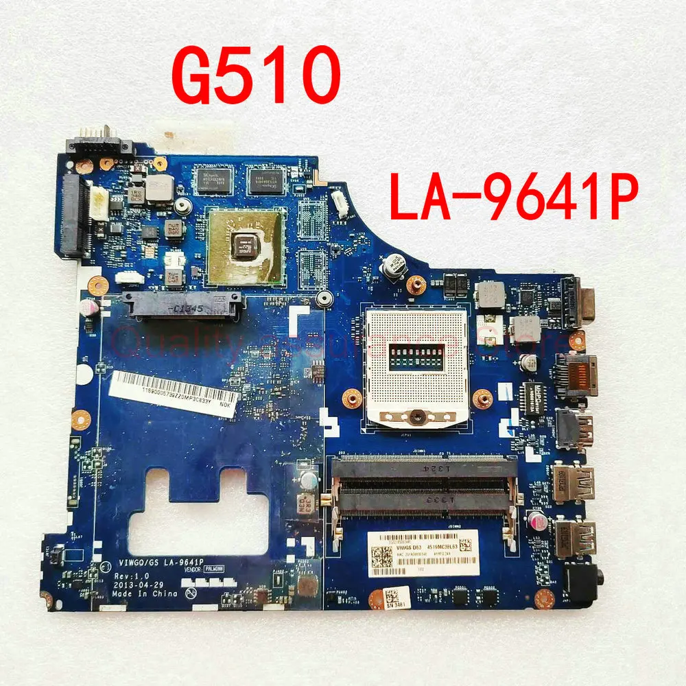 

LA-9641P Motherboard For Lenovo G510 Laptop Motherboard G510 Mainboard VIWGQ / GS LA-9641P DDR3 100% tested