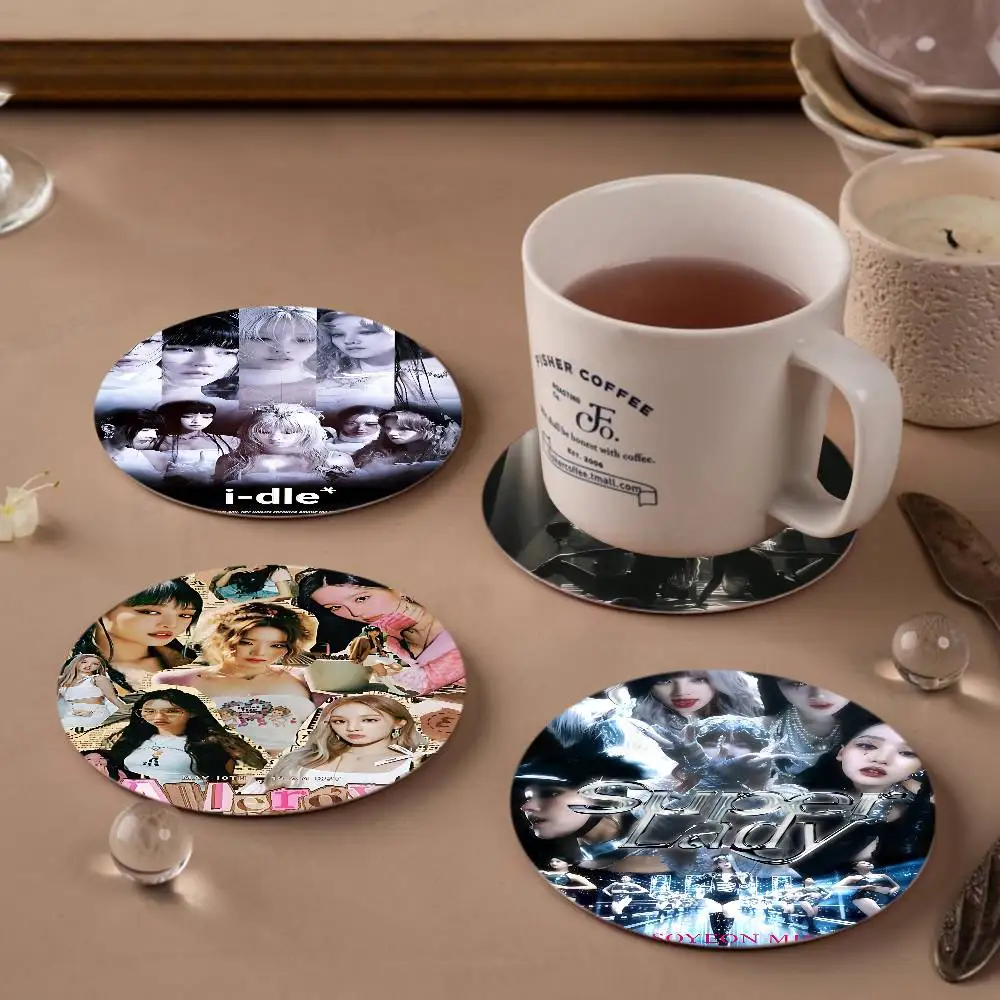 Popular K-Kpop team I-idleS Artistic Print on Wood, Durable for Parties, Unique Holiday Housewarming Present