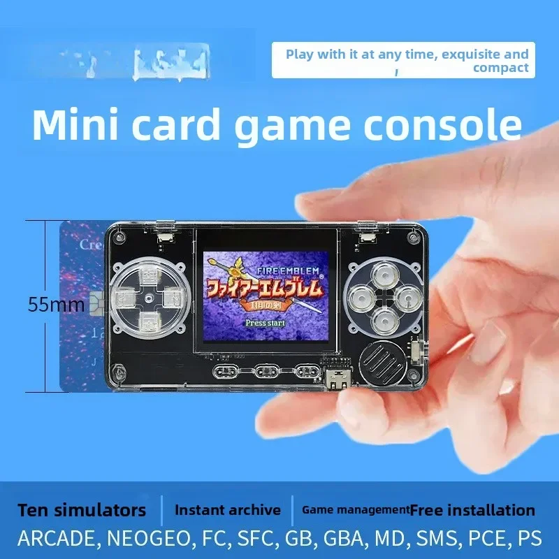 A66 Game Console Trimui Mini Card Pocket, Portable Handheld Game Console, Retro Arcade
