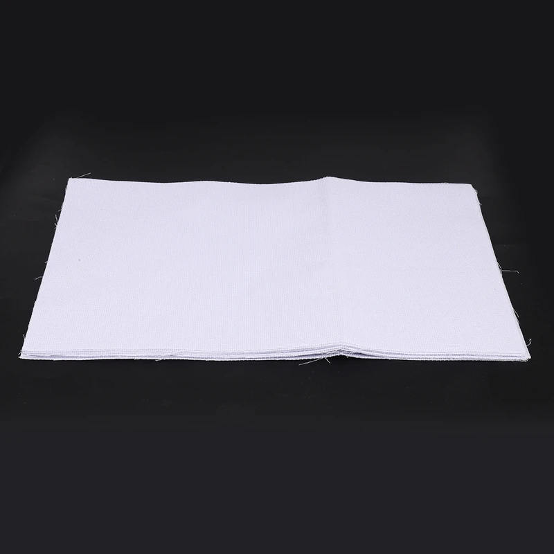 قماش كروس ستيتش 8 قطع 14 قطعة قماش عايدة كلاسيك ريزيرف، أبيض، 12 بوصة × 18 بوصة