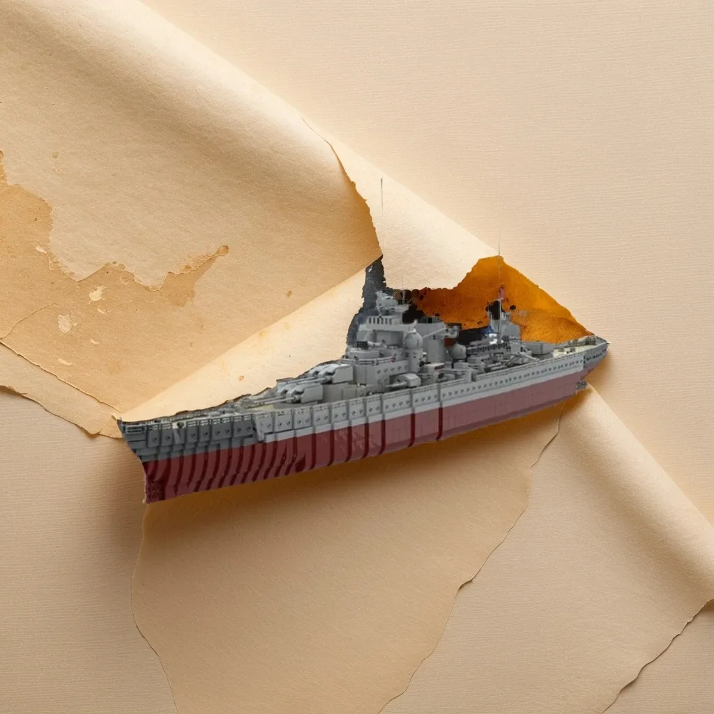 

4612 шт. Gneisenau, немецкий болельщик времен Второй мировой войны, военный корабль на заказ MOC, образовательная модель «сделай сам», строительные блоки, игрушки на день рождения, подарок