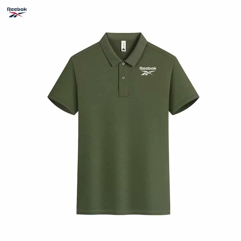 Reebok 2026 New Men's Regular Fit Short Sleeve Collar Shirt Soft and Comfortable Fabric Casual Sportswear Summer Fashion Top T-S - view 6