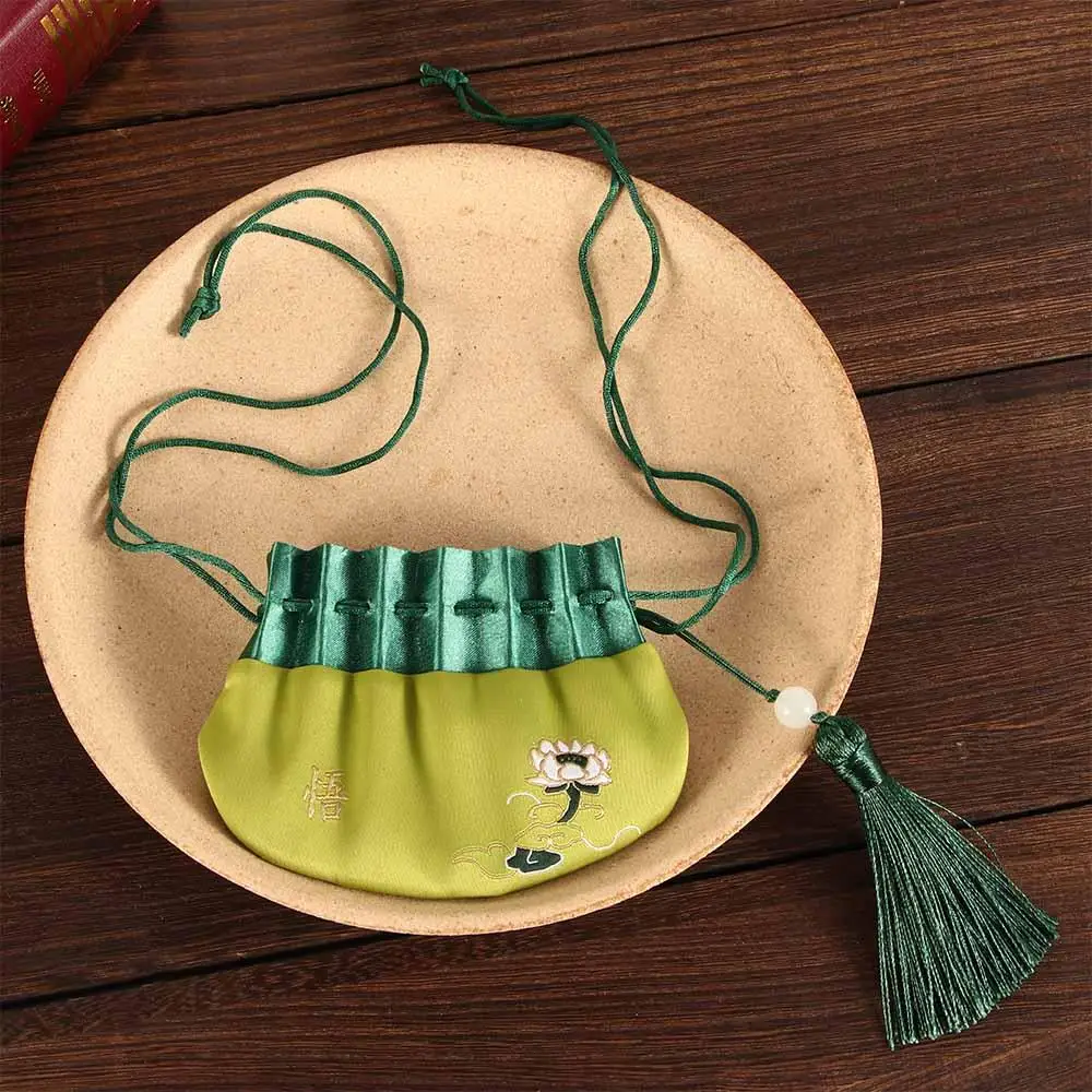 Dragon Boat Festival Woman Brocade Hanging spike Hanfu Accessories Embroidery Sachet Pendant Portable Empty Bag Chinese Gift