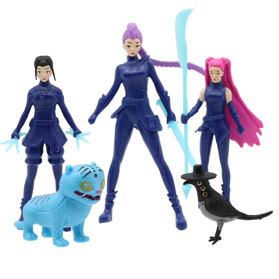 5 قطعة/المجموعة أنيمي Kpop شيطان الصيادين Derpys النمر Ranimeumi ميرا زوي كس البلاستيكية عمل الشكل لعبة أنيمي تمثال دمية لمحبي هدية #1