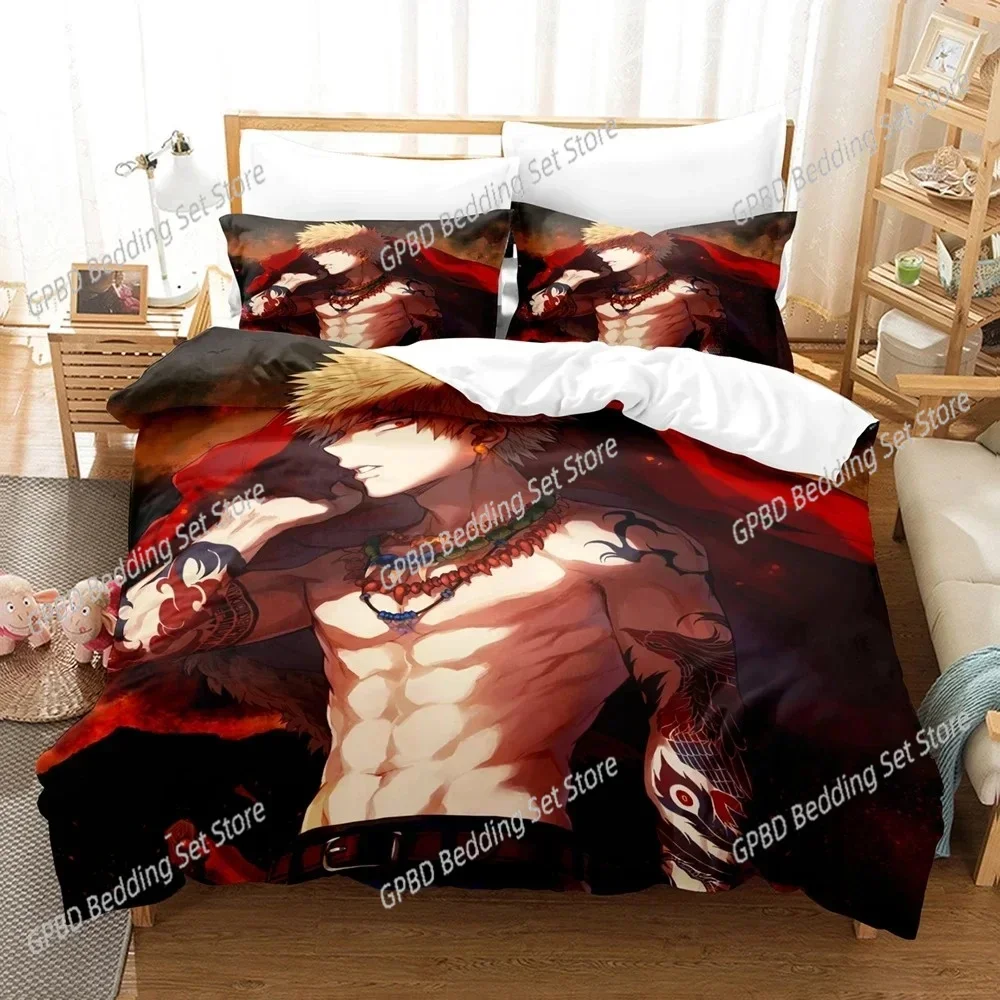 

3D Print Anime My Hero Academia 3D Bedding Set Duvet Cover Pillowcases Single Twin Full Queen King Size Home Decor Quilt Boys Gi