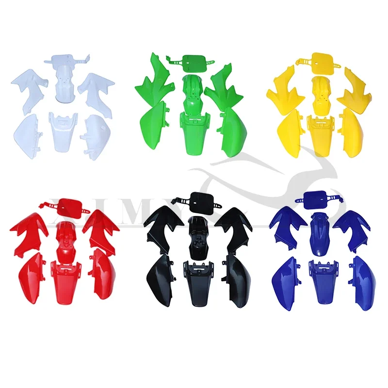 

full Plastic Fairing Set body Kits Plastic Fender For HONDA XR50 CRF50 50/70/90/110/125CC Dirt Pit Dirt Bike Plastic Motorcycle