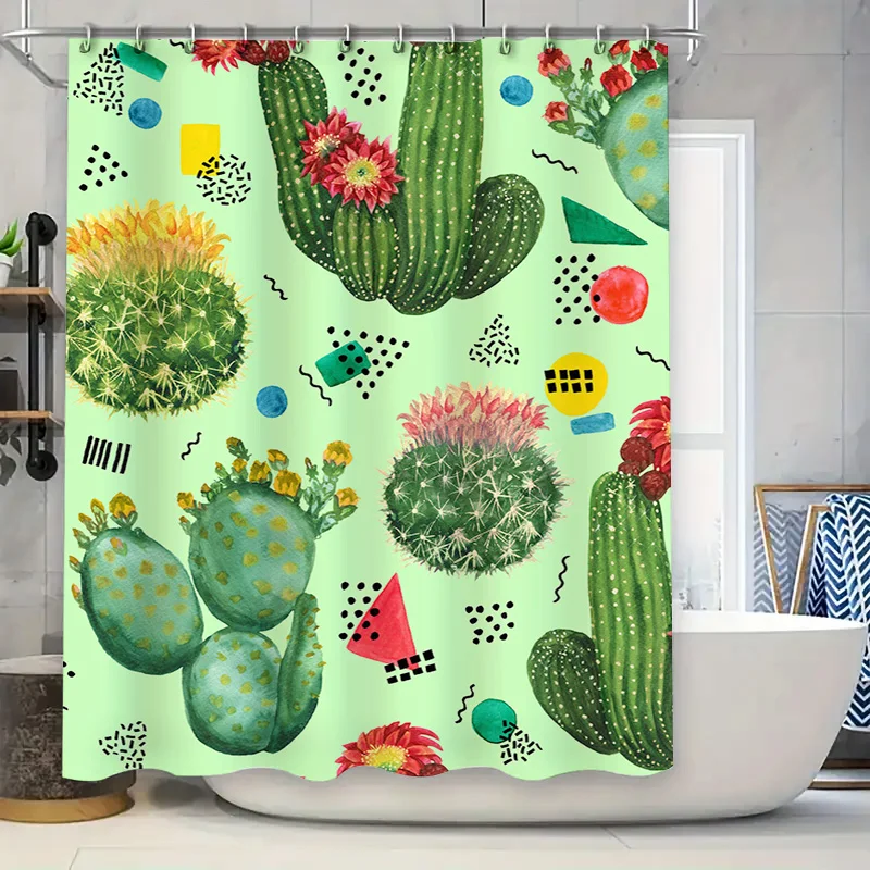 Green Cactus Shower… - image