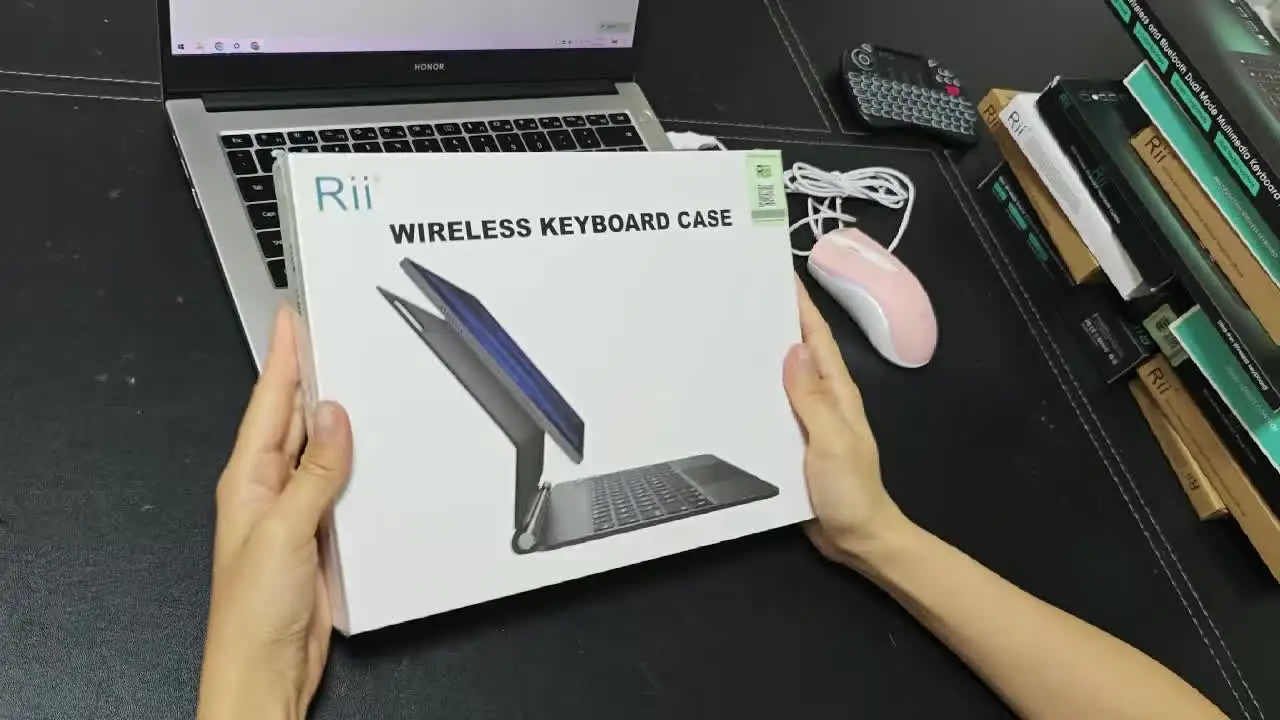 RII HL128 Magic Keyboard Case for iPad Pro 11 2018-2022 iPad Air 5