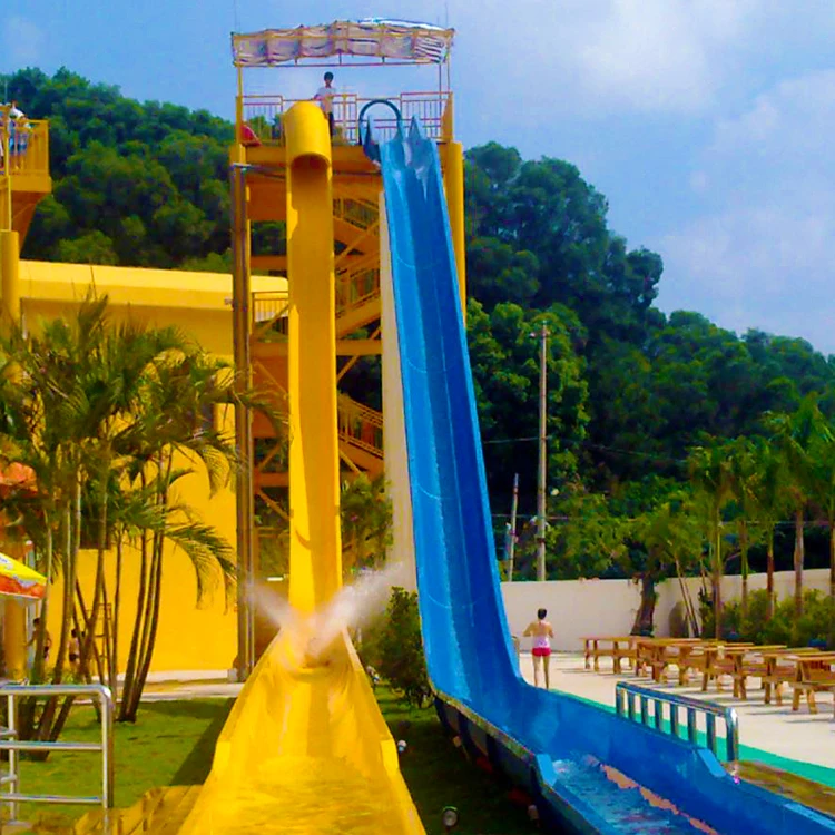 COWBOY Commercial High-Speed Fiberglass Water Slide for Outdoor Water Parks Adults Amusement  Play Equipment