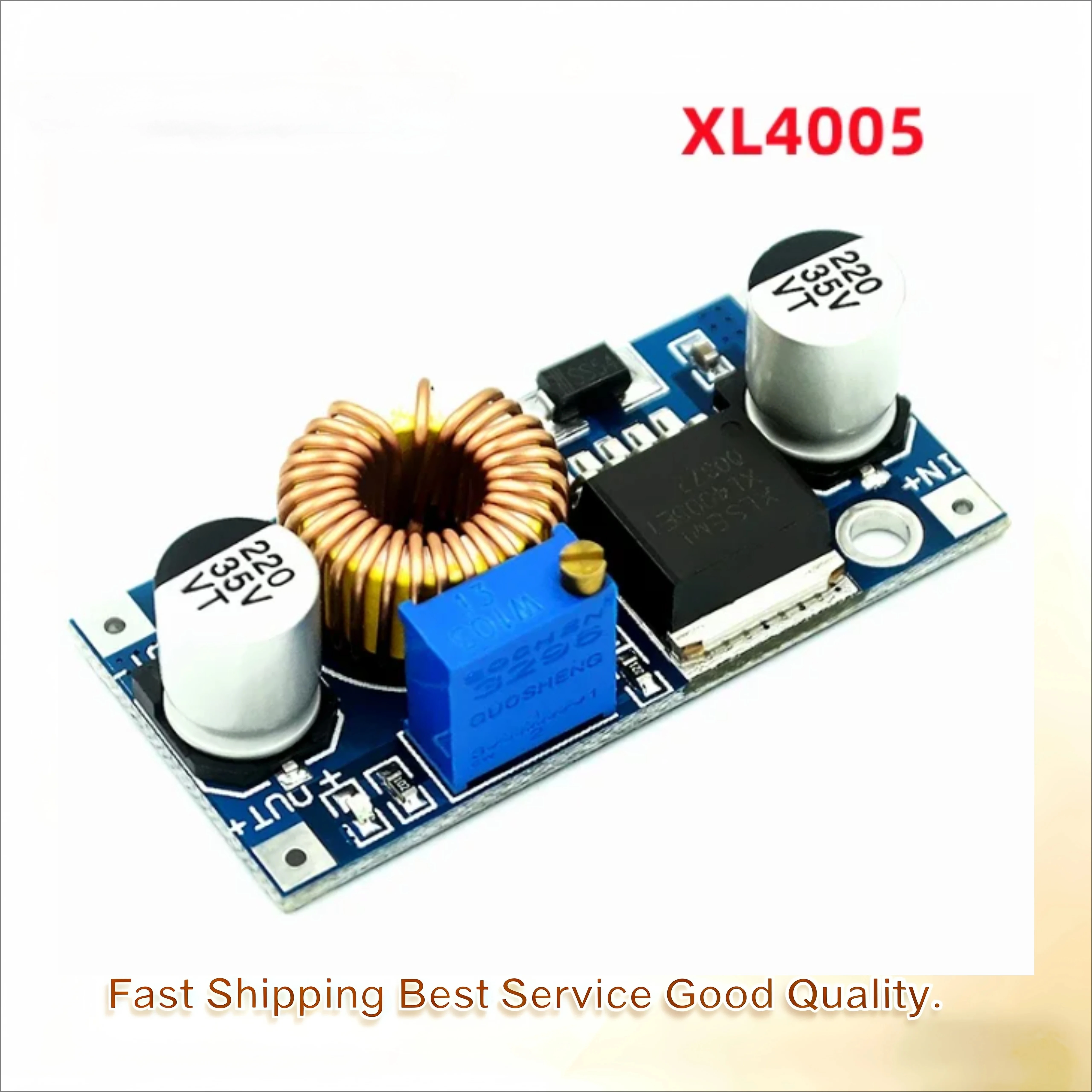 5PCS  Brand   new  original  5A DCDC adjustable step-down PSU High power XL4005 high efficiency voltage regulator is than LM2596