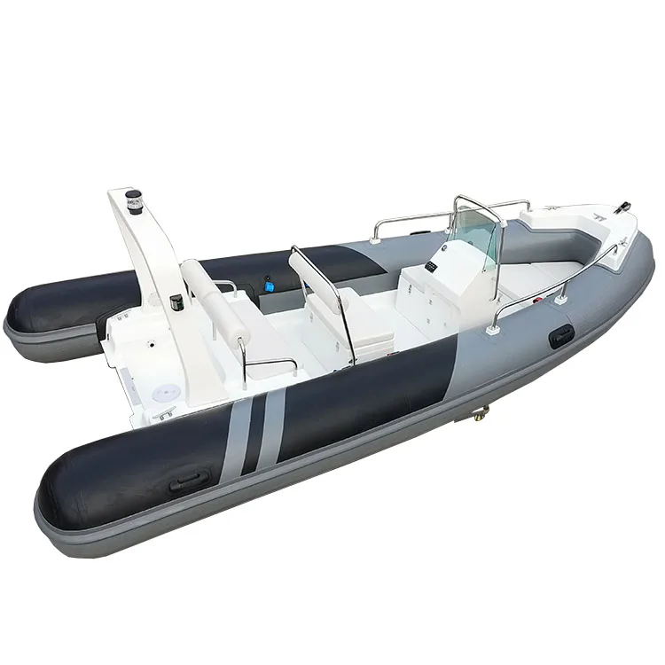 

Sport Yacht Inflatable Rib Boat And PVC Or Hypalon Tube Rib Fiberglass Hull 1.2mm Thickness For Surfing And Entertainment