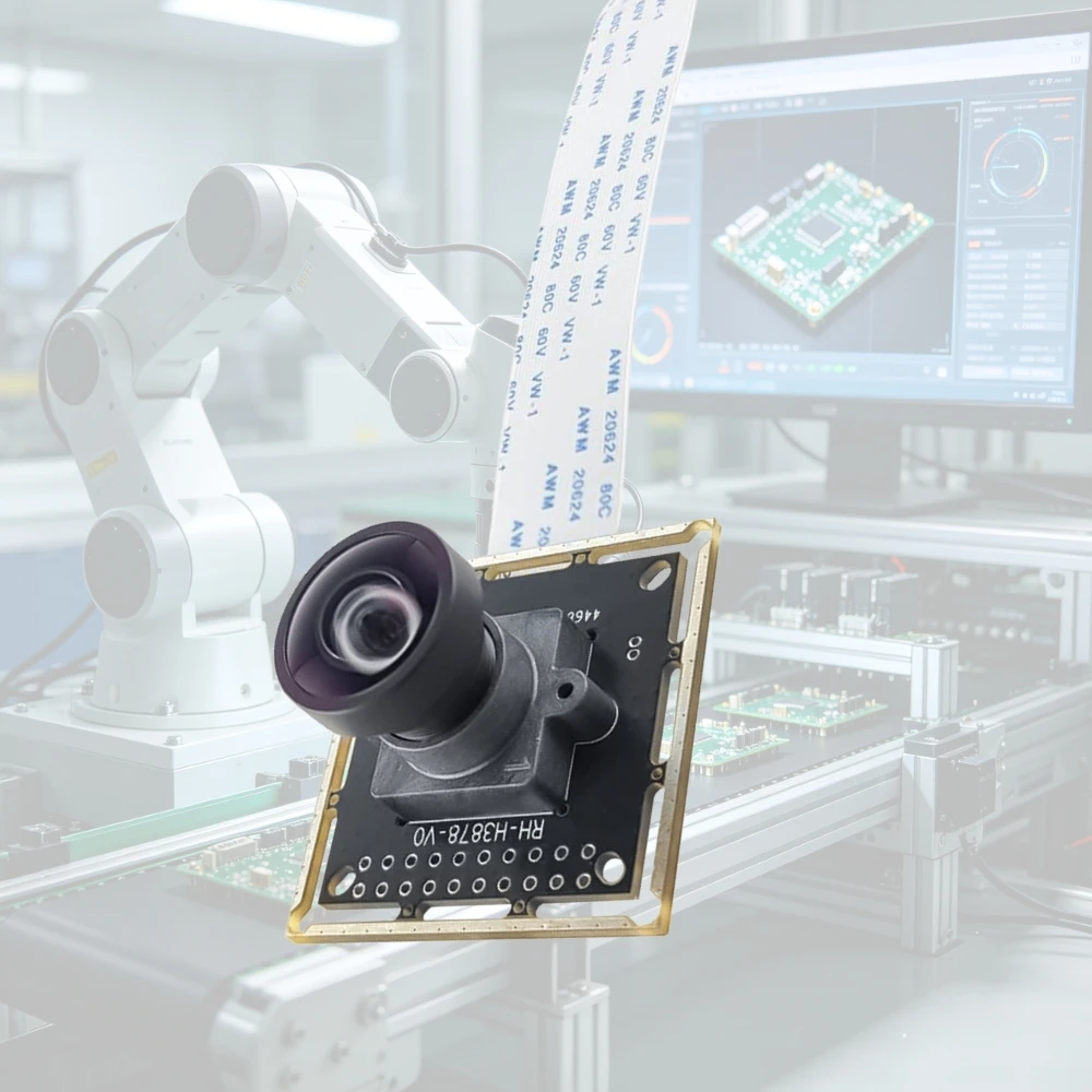 IMX678 Camera Module 4K HD 8MP 60FPS 30P 4Lane MIPI Interface Manual Focus 6MM Lens 120 Degrees No Distortion M12 Lens