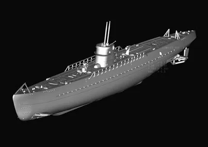 Hobbybossプラスチックアセンブリビルディングモデルキット、Uボート潜水艦玩具、ドイツ製タイプIX-A、wwii、83506、1:700