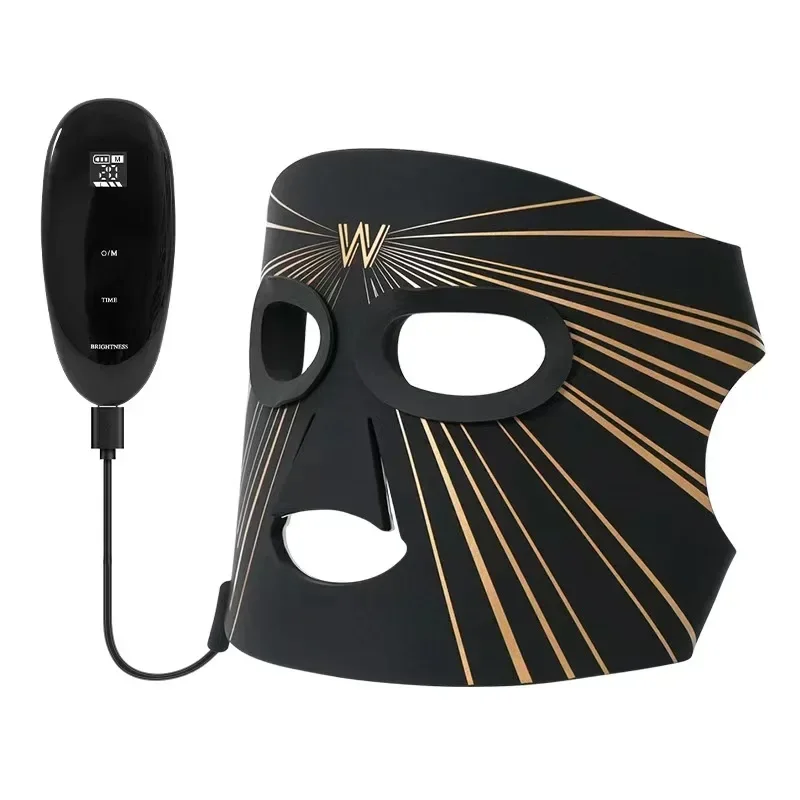 

For Newly arrived household infrared therapy facial silicone mask 312 light beads led light therapy facial mask