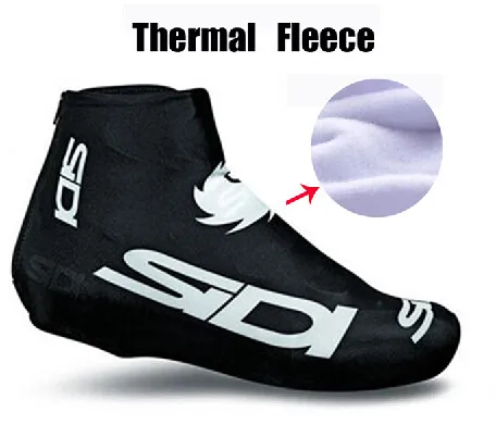 Fundas térmicas de forro polar para zapatos de ciclismo para hombre y mujer, a prueba de polvo, para bicicleta de carretera, MTB, invierno, 1 par