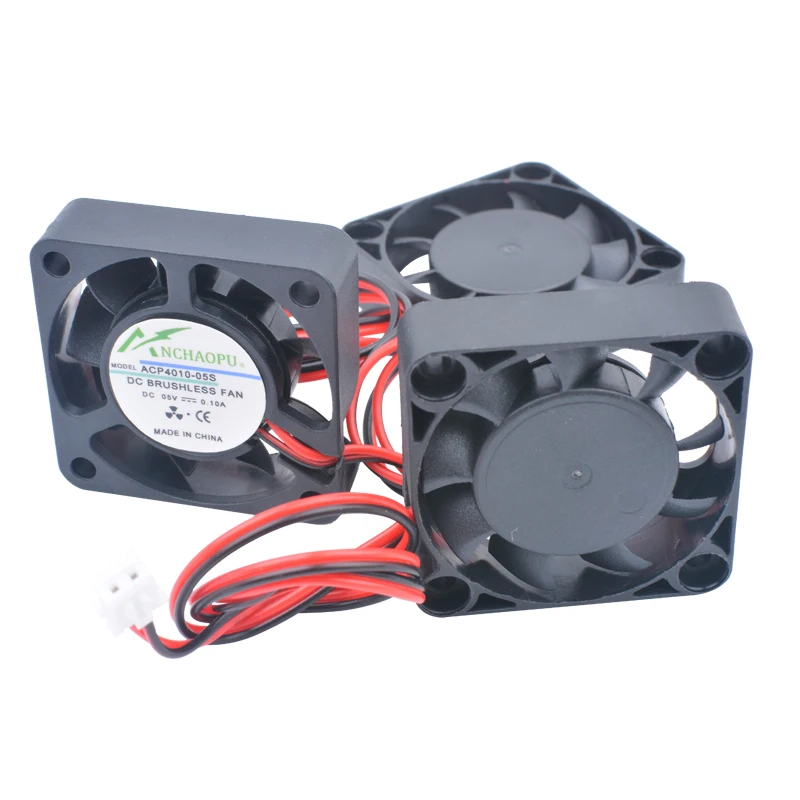 ACP4010 4cm 40mm fan 40x40x10mm DC5V DC12V DC24V 2pin Micro cooling fan for power monitoring charger