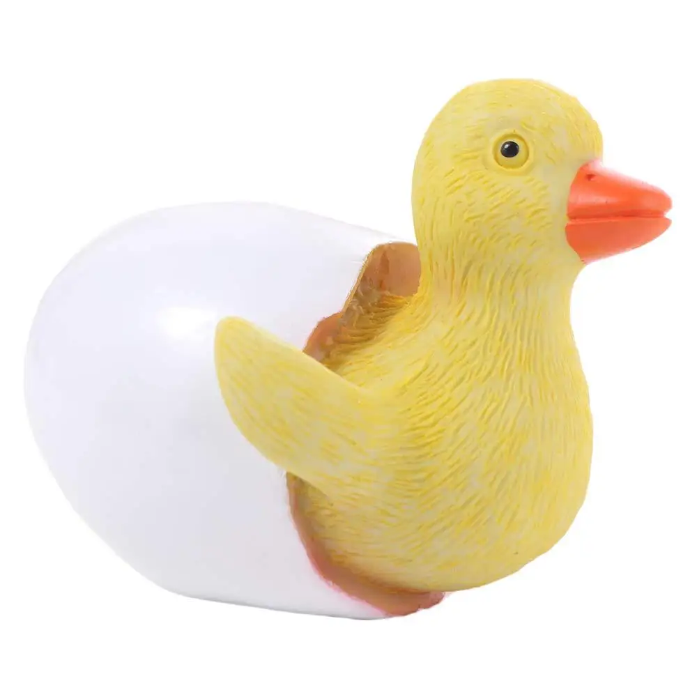 

Cute Little Duck Figurine Resin Crafts Unique Duck Sculpture Toys Handicraft Hatching Duckling Ornament Garden Courtyard Decor