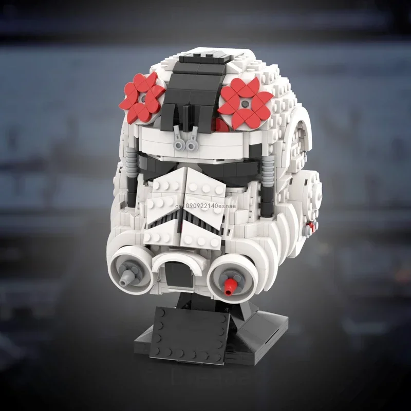 

Moc 779pcs AT-AT Pilot Helmet Star Battle Model Building Blocks Bricks Diy Education Assembly Toys For Christmas Gifts