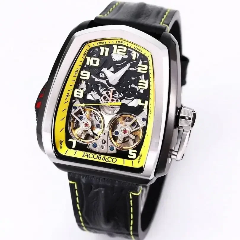 New JACOB double cruiser turbocharged 100M waterproof full-automatic mechanical wristwatch Tourbillon