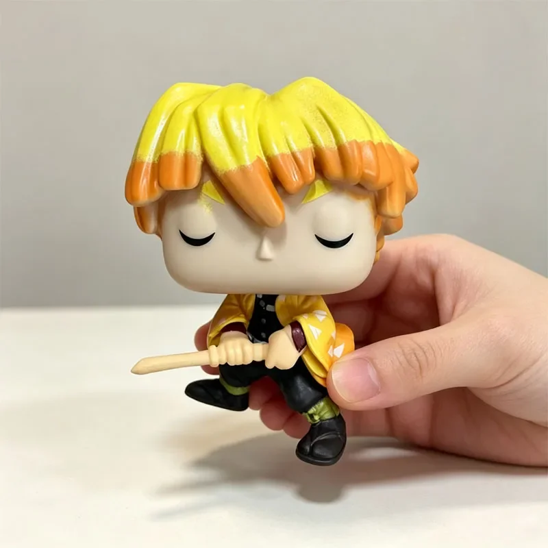 Japanische Dämonen-Cartoon-Actionfigur, Sammlerstück aus Vinyl, Tischdekoration, Geburtstagsgeschenk für Teenager-Anime-Liebhaber. – Detail 3
