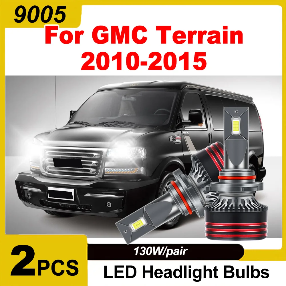 

6000K White Super Bright 150W LED Car Headlights 30000LM 9005 Auto Headlamps Bulbs For GMC Terrain 2010 2011 2012 2013 2014 2015