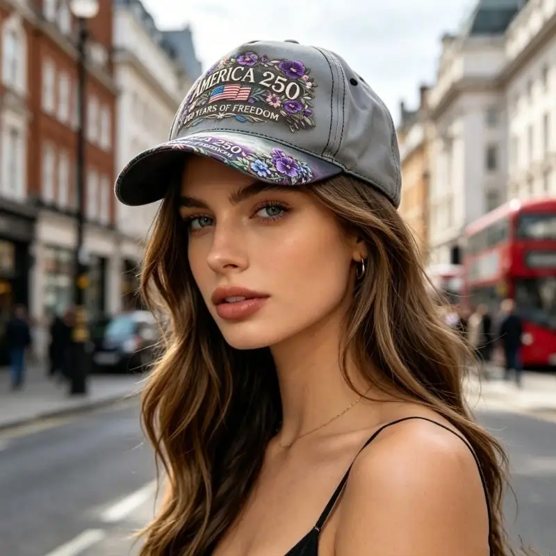 Patriotic Commemorative Cap With Reinforced Stitching Technology Lightweight Summer Accessory Y166