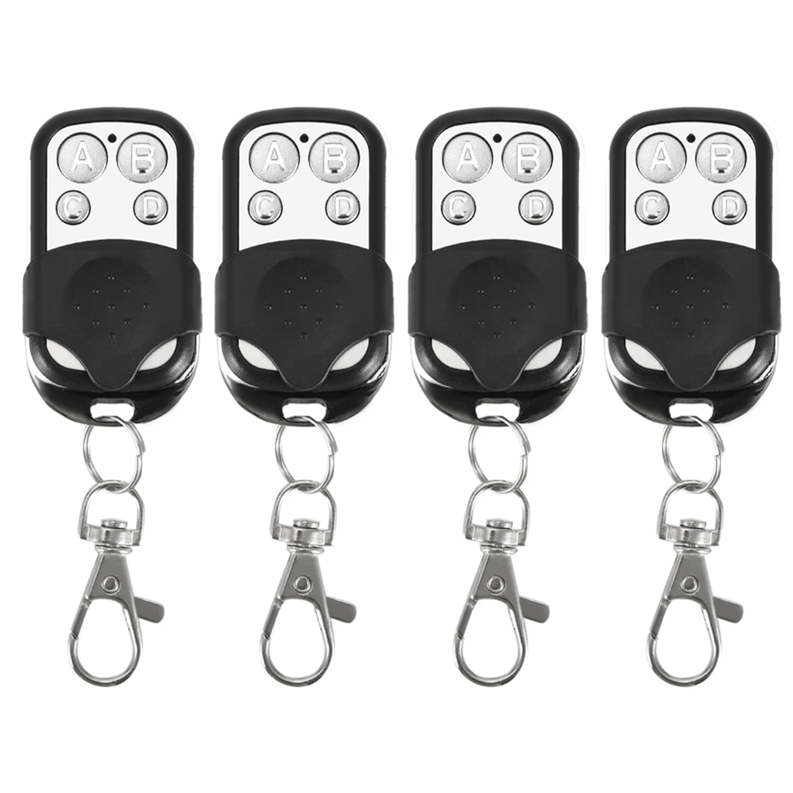 

4pcs 433.92MHz Remote Control Universal 4 Button Smart Copy Duplicator Cloning Code Car Key Electronic Garage Door Gate Opener