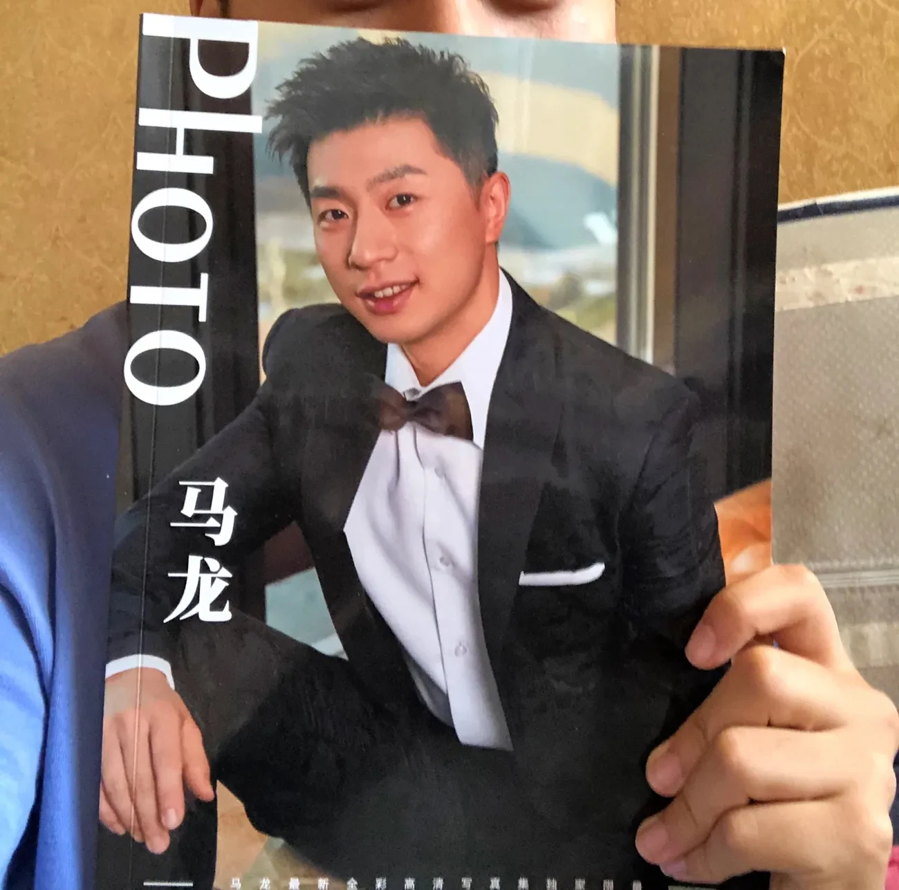 Malone Photo Album Table Tennis Player Peripheral Signature Photo Postcard Poster Lomo Card Small Card