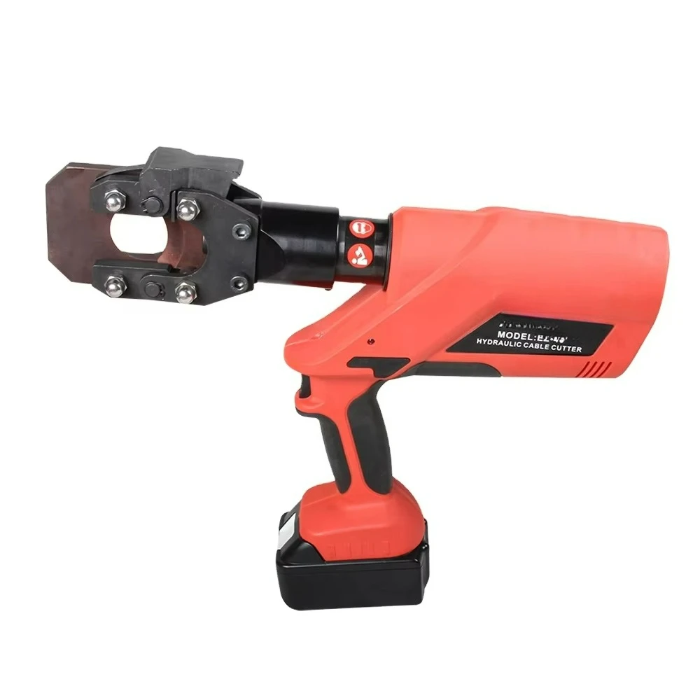 

EZ-40 Battery Hydraulic Cable Cutter Clamp Cutting Tool 60kN 40mm Stroke Armored Copper/Aluminum Cable ACSR Portable Cutter
