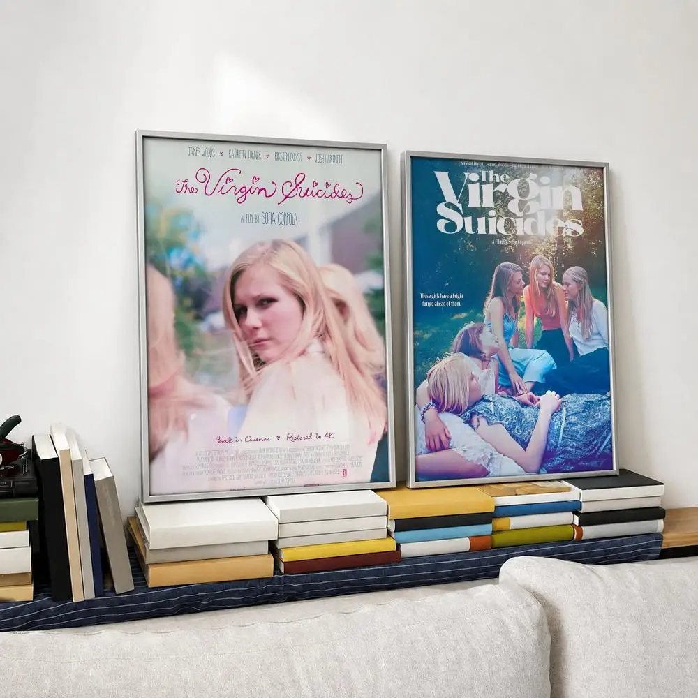 Movie The Virgin Suicides Poster Self‑Adhesive Waterproof PP Poster Coffee House Bar Wall Art Sticker Room Home Decor