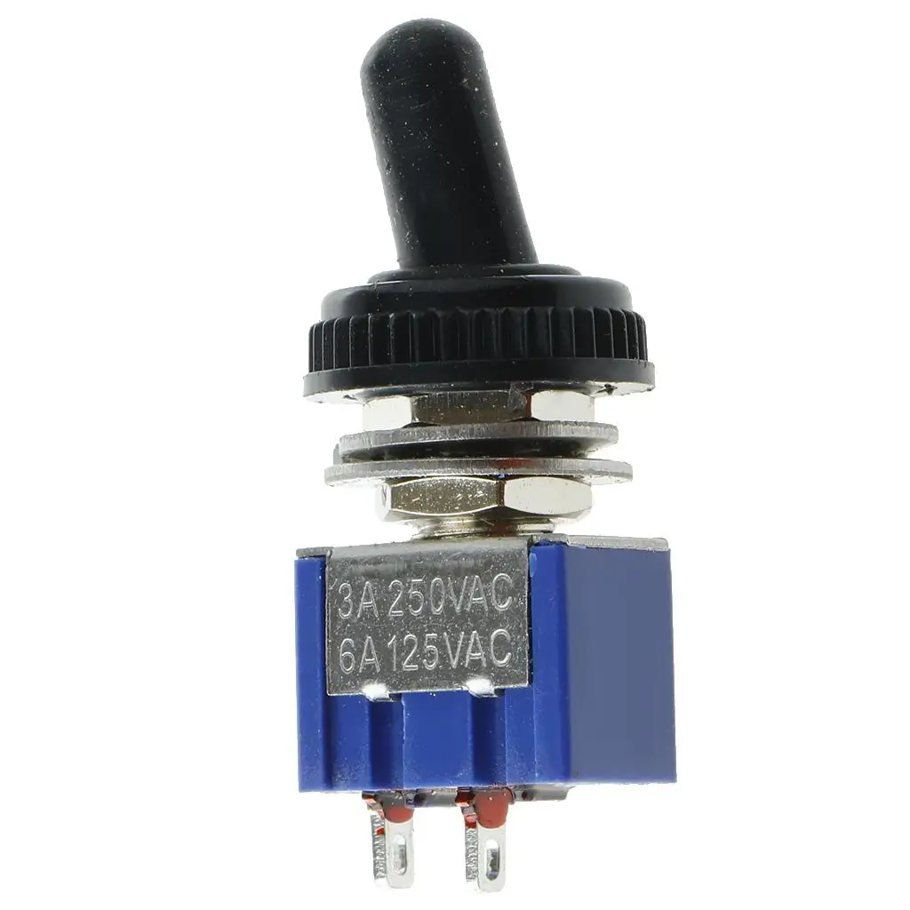 

Extension Cord on Off Toggle Switch Blue Waterproof Cover Metal for Outdoor 220V Lighted Equipment