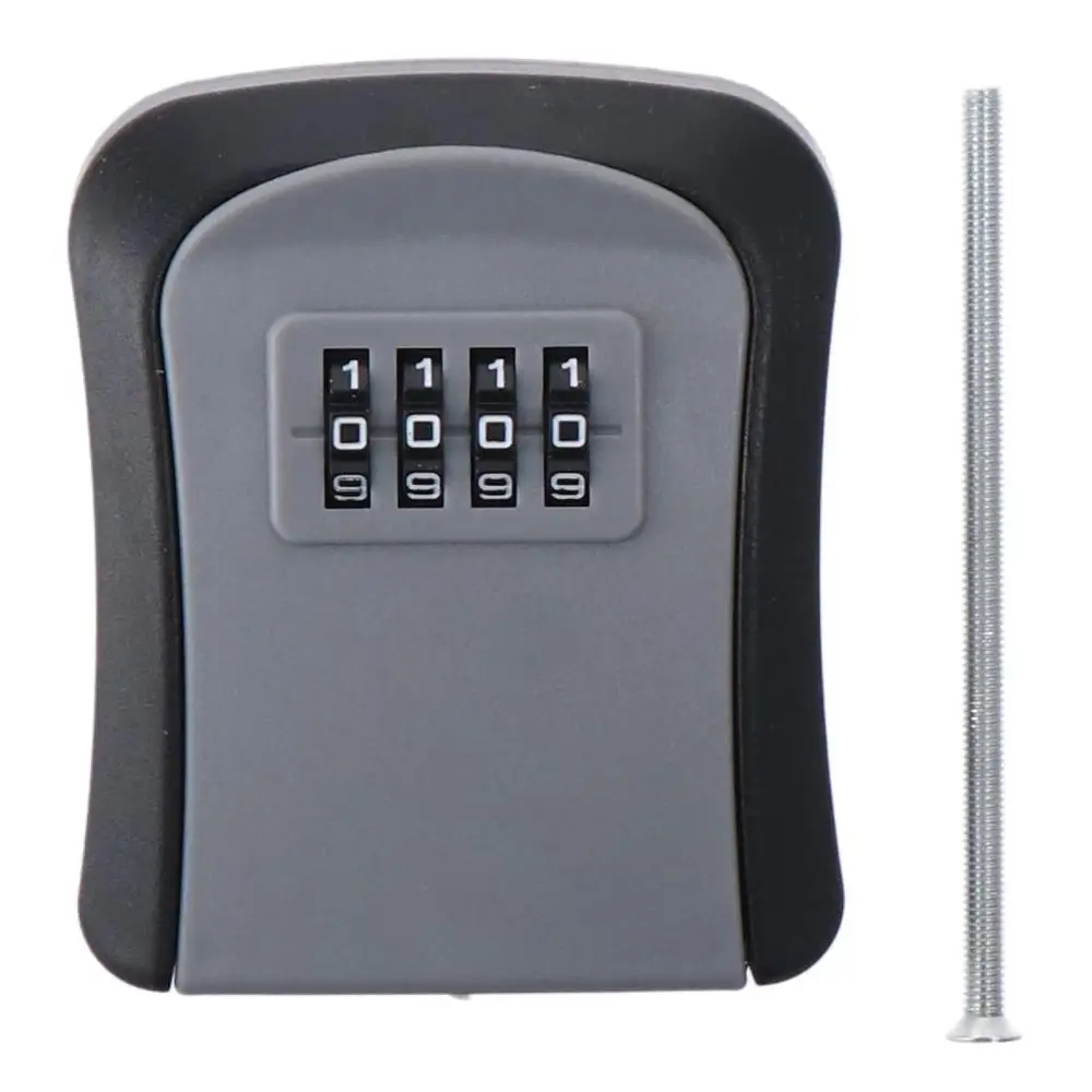 Outdoor Hide Key Lock Box 4 Digit Durable Lock Box Outside Security Lock Boxes Home