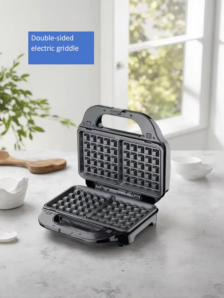 Mifanvers 220V Multifunction Waffle Maker Sandwich Toaster Breakfast Grill Pancake Machine for Home Kitchen LYH