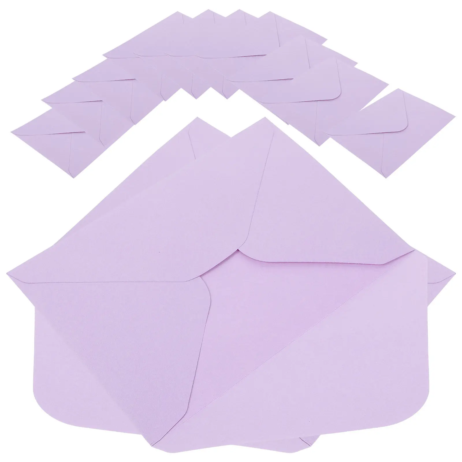 

50Pcs Greeting Cards Envelopes Blank Wedding Party Invitation Envelopes for Photos Letters Statements Festival Gift Occasions