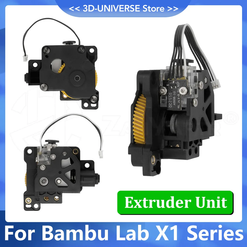 

Усовершенствованная сборка экструдера из закаленной стали для Bambu Lab X1 / X1C: Износостойкий экструдер с высокой производительностью