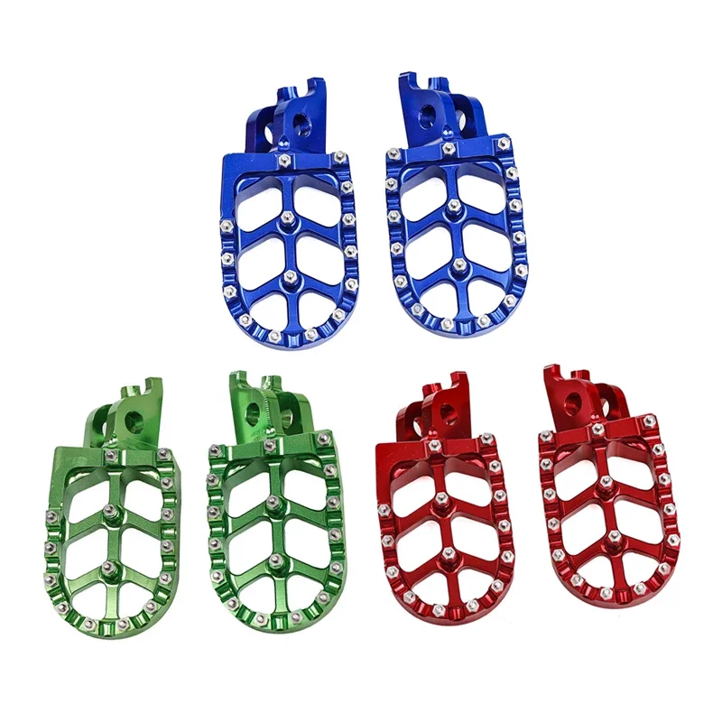 Motorcycle FootRest Foot Peg Pedals for HONDA CR250 CRF150 250R/X/L/M CRF300L 450R/RX/L for KAWASAKI KX250F KX250 450F Dirt Bike